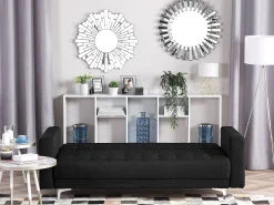 Outlet Beliani 3-Istuttava Vuodesohva Kangas Grafiitinharmaa Aberdeen