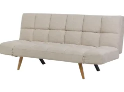 Sohvat<Beliani 3-Istuttava Vuodesohva Kangas Beige Ingaro