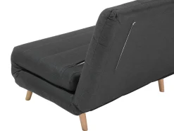Sohvat<Beliani 1-Istuttava Vuodesohva Kangas Tummanharmaa Setten