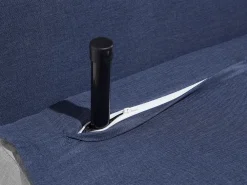 Outlet Beliani 1-Istuttava Vuodesohva Kangas Tummansininen Farris