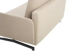 Sohvat<Beliani 2-Istuttava Vuodesohva Kangas Beige Belfast