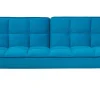 Sohvat<Beliani 3-Istuttava Vuodesohva Kangas Sininen Siljan