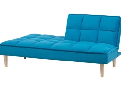 Sohvat<Beliani 3-Istuttava Vuodesohva Kangas Sininen Siljan