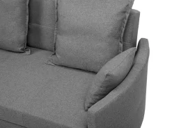 Flash Sale Beliani 2-Istuttava Vuodesohva Kangas Harmaa Hovin