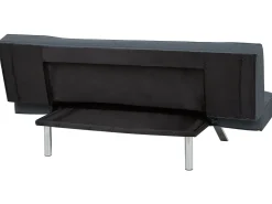 New Beliani 3-Istuttava Vuodesohva Kangas Sininen Bristol