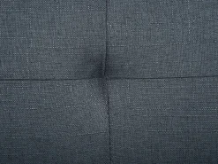 New Beliani 3-Istuttava Vuodesohva Kangas Sininen Bristol