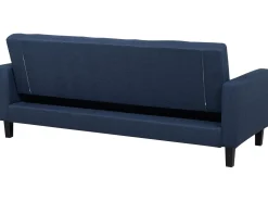 Sohvat<Beliani 3-Istuttava Vuodesohva Kangas Tummansininen Vehkoo