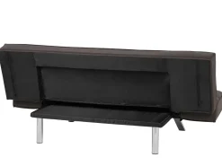 Sohvat<Beliani 3-Istuttava Vuodesohva Keinonahka Ruskea Bristol