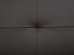 Sohvat<Beliani 3-Istuttava Vuodesohva Keinonahka Ruskea Bristol