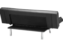 Best Sale Beliani 3-Istuttava Vuodesohva Keinonahka Musta Bristol