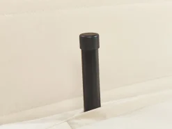 Hot Beliani 1-Istuttava Vuodesohva Sametti Kermanvalkoinen Setten