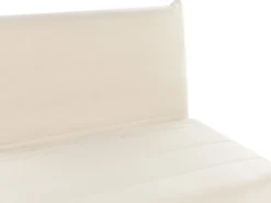 Hot Beliani 1-Istuttava Vuodesohva Sametti Kermanvalkoinen Setten