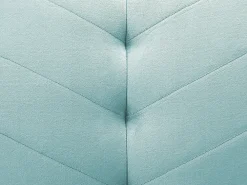 Sohvat<Beliani 3-Istuttava Vuodesohva Sametti Vaaleansininen Senja