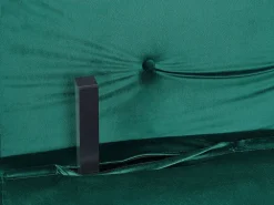 Cheap Beliani 2-Istuttava Vuodesohva Sametti Tummanvihrea Vestfold