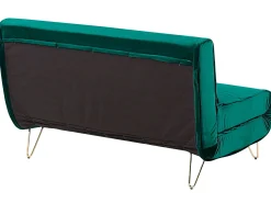 Cheap Beliani 2-Istuttava Vuodesohva Sametti Tummanvihrea Vestfold