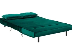 Cheap Beliani 2-Istuttava Vuodesohva Sametti Tummanvihrea Vestfold