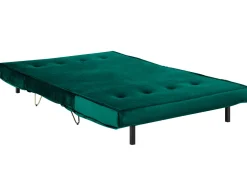 Cheap Beliani 2-Istuttava Vuodesohva Sametti Tummanvihrea Vestfold