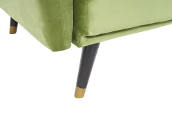 Sohvat<Beliani 3-Istuttava Vuodesohva Sametti Oliivinvihrea Vimmerby