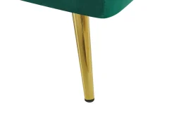 Discount Beliani 3-Istuttava Vuodesohva Sametti Tummanvihrea Vettre