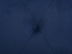 Outlet Beliani 3-Istuttava Vuodesohva Sametti Sininen Chesterfield