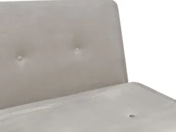 Sohvat<Beliani 1-Istuttava Vuodesohva Sametti Vaaleanharmaa Farris