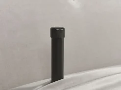 Sohvat<Beliani 1-Istuttava Vuodesohva Sametti Vaaleanharmaa Farris