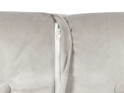 Sohvat<Beliani 1-Istuttava Vuodesohva Sametti Vaaleanharmaa Farris