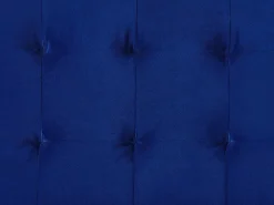 Sohvat<Beliani 3-Istuttava Vuodesohva Sametti Laivastonsininen Marstal