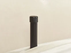 Best Sale Beliani 1-Istuttava Vuodesohva Sametti Kermanvalkoinen Farris