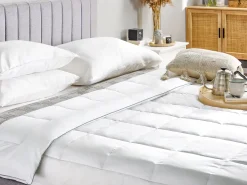 Discount Beliani Japara-Puuvillapeitto Mikrokuitutayte Lammin 220 X 240 Cm Kamet