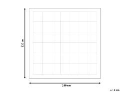 Discount Beliani Japara-Puuvillapeitto Mikrokuitutayte Lammin 220 X 240 Cm Kamet