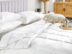 Tekstiilit<Beliani Japara-Puuvillapeitto Mikrokuitutayte 220 X 240 Cm Nuptse