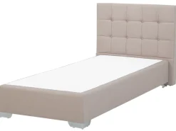 Outlet Beliani Jenkkisanky Kangas Beige 90 X 200 Cm Admiral