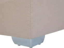 Outlet Beliani Jenkkisanky Kangas Beige 90 X 200 Cm Admiral