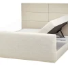 Sängyt<Beliani Jenkkisanky Kangas Säilytystila Vaalea Beige 160 X 200 Cm Aristocrat