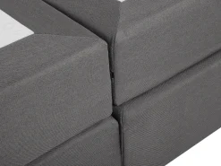 New Beliani Jenkkisanky Kangas Tummanharmaa 180 X 200 Cm President