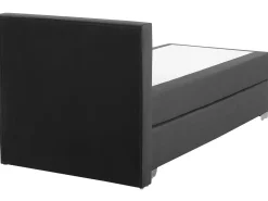 Sängyt<Beliani Jenkkisanky Kangas Tummanharmaa 90 X 200 Cm President