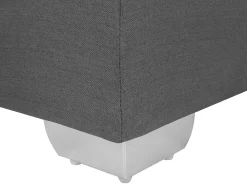 Sängyt<Beliani Jenkkisanky Kangas Tummanharmaa 90 X 200 Cm President