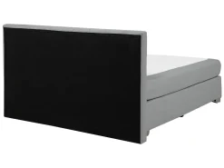 Online Beliani Jenkkisanky Kangas Vaaleanharmaa 140 X 200 Cm Admiral