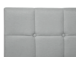 Online Beliani Jenkkisanky Kangas Vaaleanharmaa 140 X 200 Cm Admiral