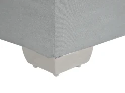 Online Beliani Jenkkisanky Kangas Vaaleanharmaa 140 X 200 Cm Admiral