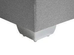 Sängyt<Beliani Jenkkisanky Kangas Vaaleanharmaa 180 X 200 Cm Consul