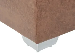 Sängyt<Beliani Jenkkisanky Keinonahka Ruskea 160 X 200 Cm President