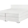 Shop Beliani Jenkkisanky Keinonahka Valkoinen 180 X 200 Cm President