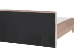 Sängyt<Beliani Jenkkisanky Sametti Beige 180 X 200 Cm Marquise