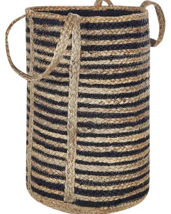 New Beliani Juuttikori Beige/Musta 26 Cm Jhansi