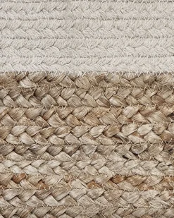 Säilytys<Beliani Juuttikori Beige/Valkoinen 35 Cm Sonipat