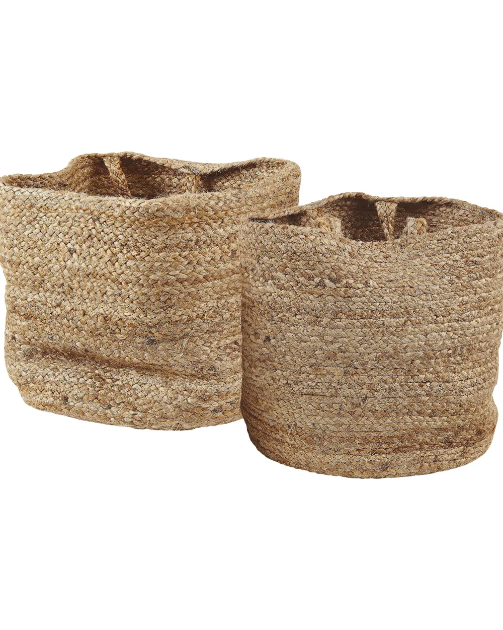 Lastenhuone<Beliani Juuttikori Hiekanruskea 2 Kpl Kaella