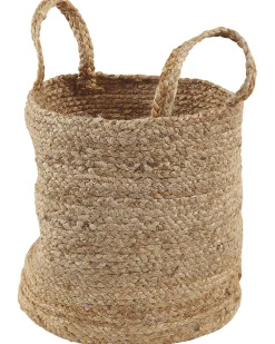 Lastenhuone<Beliani Juuttikori Hiekanruskea 2 Kpl Kaella