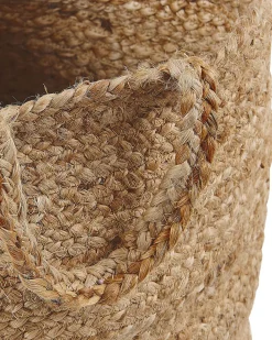 Lastenhuone<Beliani Juuttikori Hiekanruskea 2 Kpl Kaella